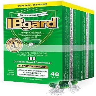 IBgard Daily Gut Health Support Dietary Supplement, 96 Capsules (Packaging May Vary)
