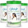 resplabs CPAP Mask Wipes - Unscented CPAP Mask Cleaner for Daily Use - Safe for All CPAP Masks, Nasal Masks, and Nasal Pillow Masks - 110 Wipes, 9-Month Supply view 1