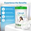 resplabs CPAP Mask Wipes - Unscented CPAP Mask Cleaner for Daily Use - Safe for All CPAP Masks, Nasal Masks, and Nasal Pillow Masks - 110 Wipes, 9-Month Supply view 2