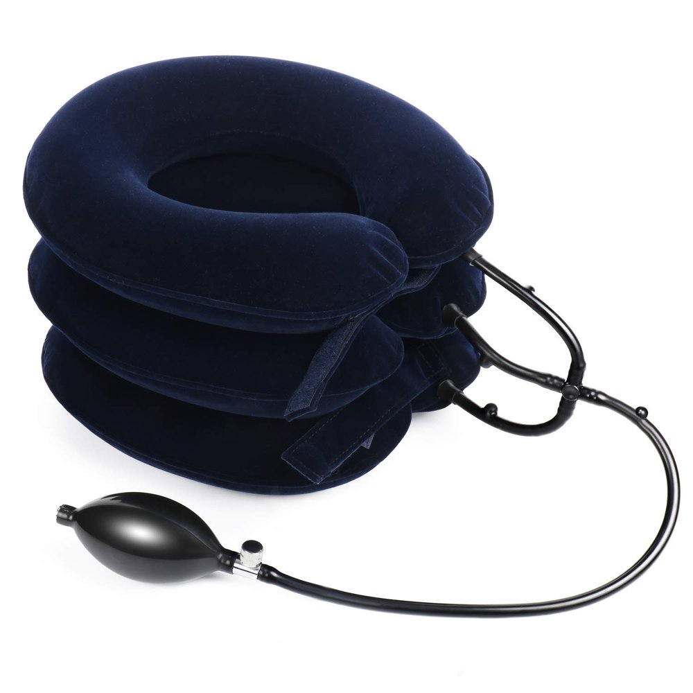 Cervical Neck Traction Device,Effective and Instant Relief for Chronic Neck & Shoulder & Head Pain, More Effective Tension and Comfortable Without Choking