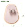 Welnove - Hammer Toes Straightener Toe Splint Corrector for Claw, Curled, Crooked Toe, Cushion Brace Joint Realign Metatarsal Support Loop Pack of 2 (2 Holes) view 2