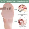 Welnove - Hammer Toes Straightener Toe Splint Corrector for Claw, Curled, Crooked Toe, Cushion Brace Joint Realign Metatarsal Support Loop Pack of 2 (2 Holes) view 4