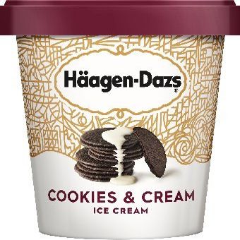 Haagen-Dazs, Cookies and Ice Cream, Pint (8 Count)