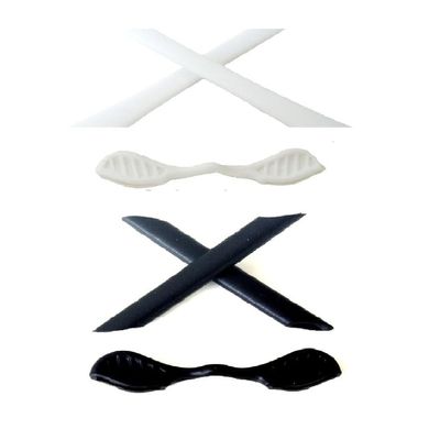 Galaxy Nose Pad & Earsocks Rubber Kits For Oakley Radarlock Multi-Color Available (Black/White)