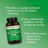 Dr. Mercola Chewable Multivitamin for Kids - 28 Vitamins & Minerals - 0g Sugar - Non-GMO, Gluten-Free & Soy-Free - Natural Orange Flavor - 60 Tablets view 4