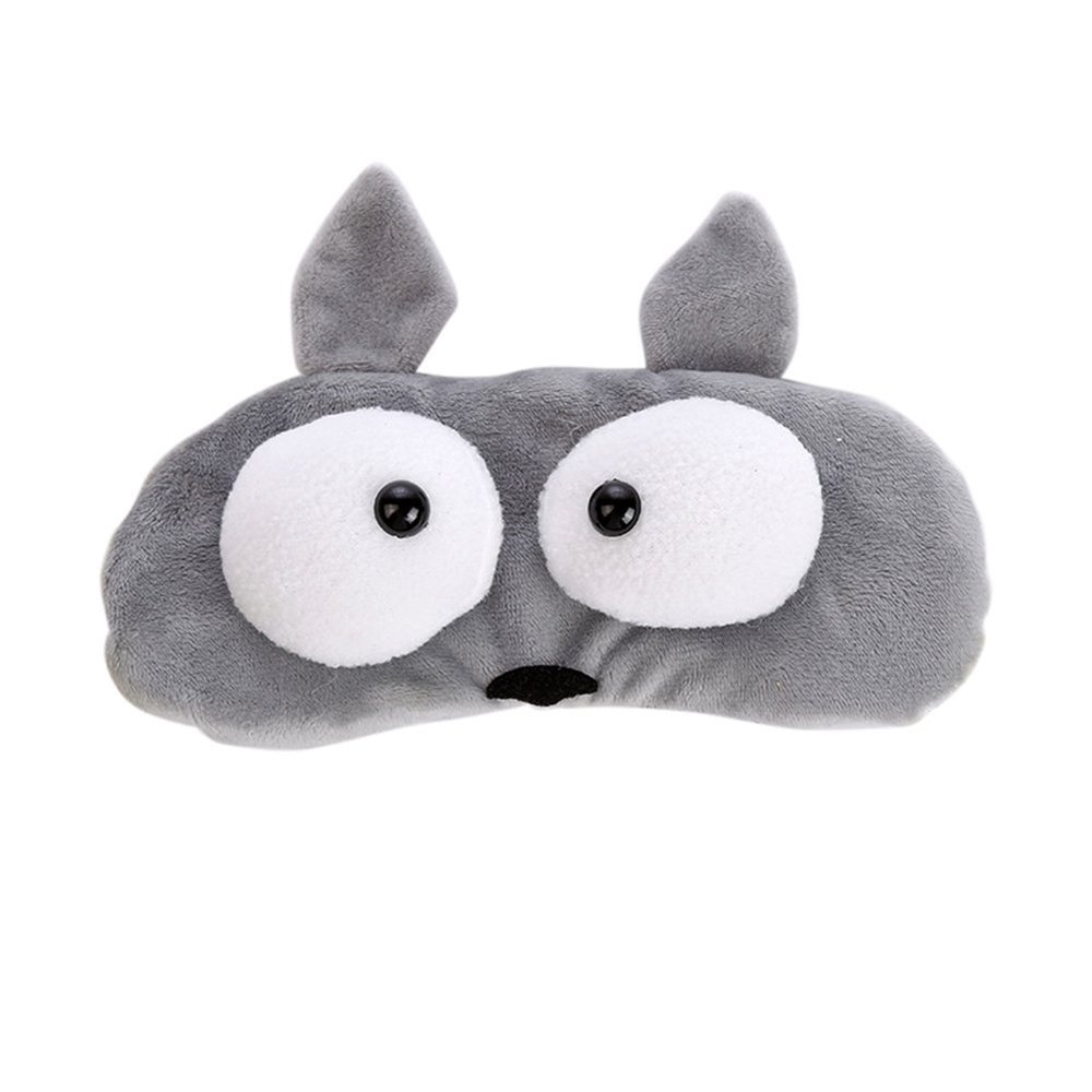 Aimeely Soft Plush Animal Eye Mask Kawaii Ice Bag Travel Home Eyeshades Blinder 5#