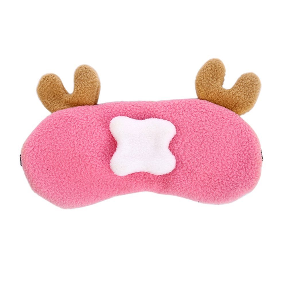 Aimeely Soft Plush Animal Eye Mask Kawaii Ice Bag Travel Home Eyeshades Blinder 7#