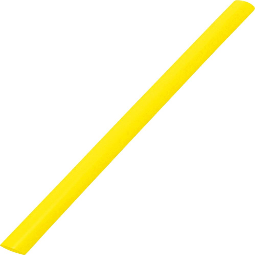 Shibase Industry 610 Straws for Tapioca, Straight Diameter 0.5 x 8.3 inches (12 x 21 cm), No Packaging, 130 Pieces, Yellow, Made in Japan