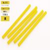 Shibase Industry 610 Straws for Tapioca, Straight Diameter 0.5 x 8.3 inches (12 x 21 cm), No Packaging, 130 Pieces, Yellow, Made in Japan view 3