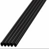 Shibase Industry 377 Diamond Straw Straight, 1000 Pieces, Black view 1