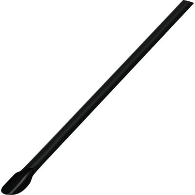 Shibase Industries 917 Diamond Straws, Spoon, 8.3 inches (21 cm), Pack of 500, Black