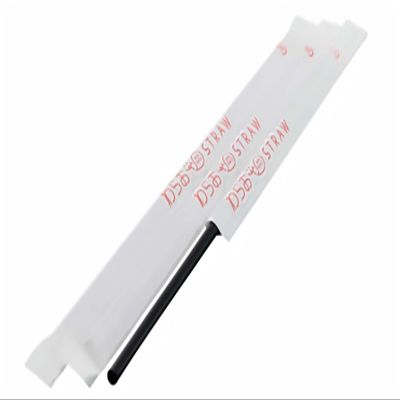 Shibase Industry 354 Diamond Straws Straight, 7.1 inches (18 cm), 500 Pieces, Black