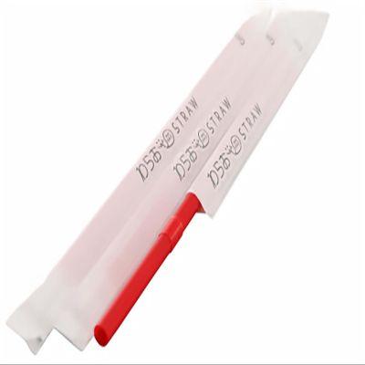 382 Diamond Straw Flex: 6.7 inches (17 cm), 500 Red