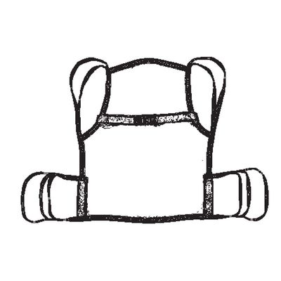 ALIMED 77507 1-Piece Sling with Positioning Strap 198-300 lbs Large