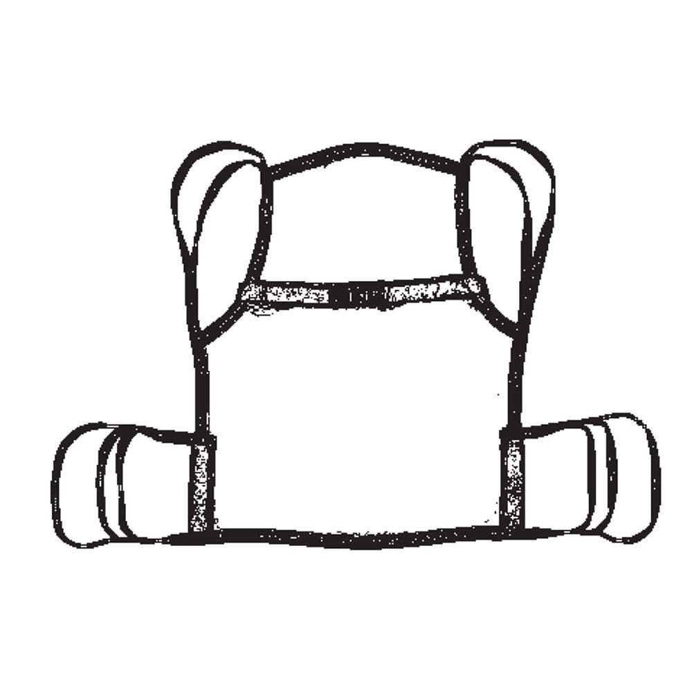 ALIMED 77507 1-Piece Sling with Positioning Strap 198-300 lbs Large