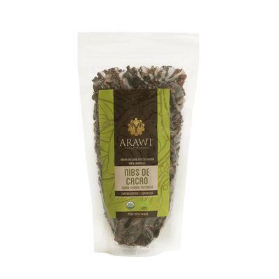 Certified Organic Cacao Nibs, 5 Oz. USDA organic.