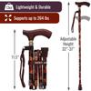 Switch Sticks Aluminum Adjustable Folding Cane and Walking Stick collapses and adjusts from 32 to 37 inches, Mimi view 4