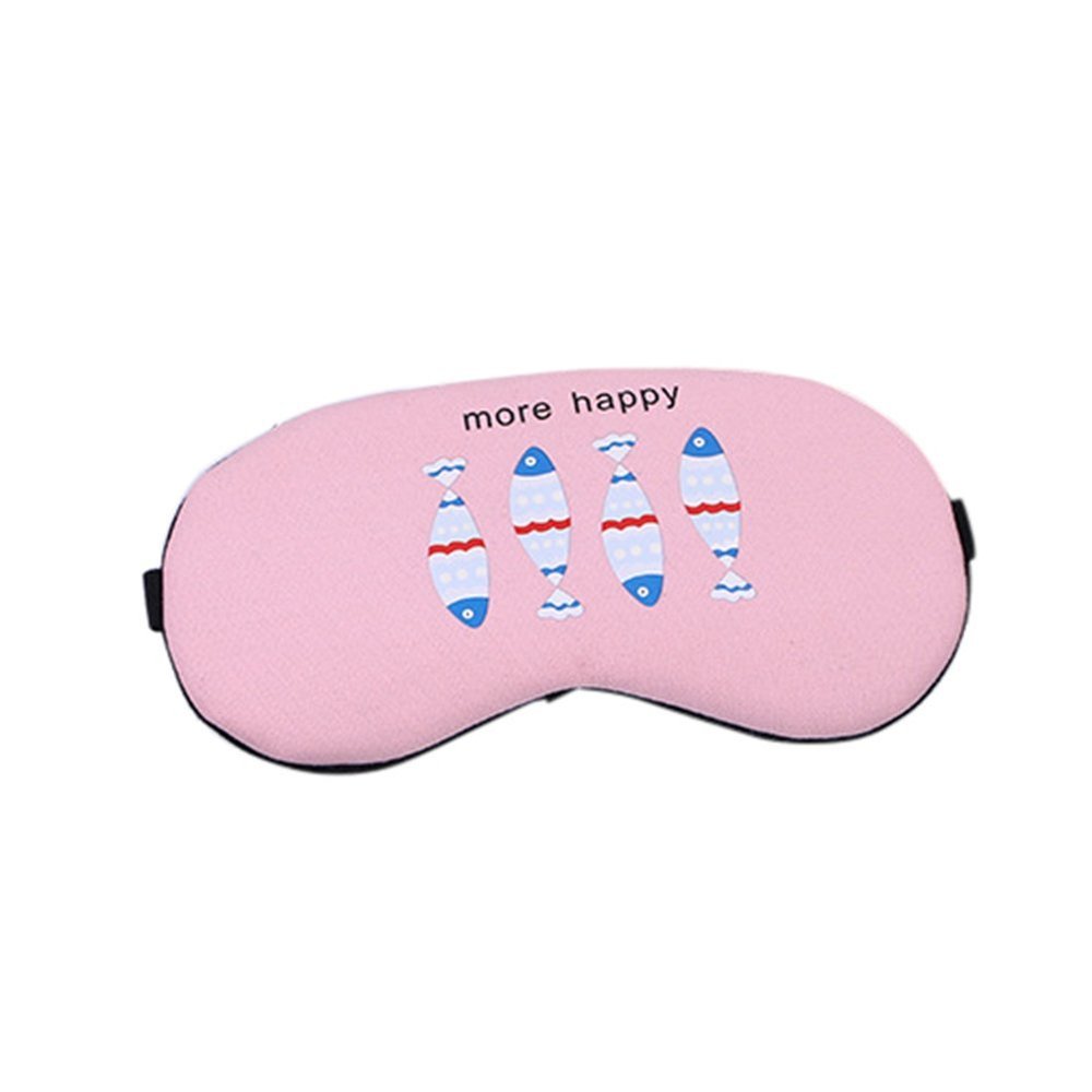 Aimeely Colorful Fish Eyeshade Lovely Ice Bag Travel Sleep Eye Mask 5#