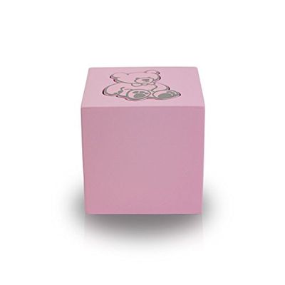 Pink Teddy Bear Infant Cremation Urn by OneWorld Memorials