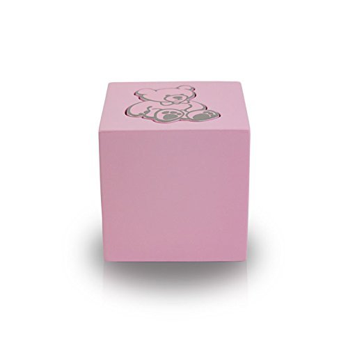 Pink Teddy Bear Infant Cremation Urn by OneWorld Memorials