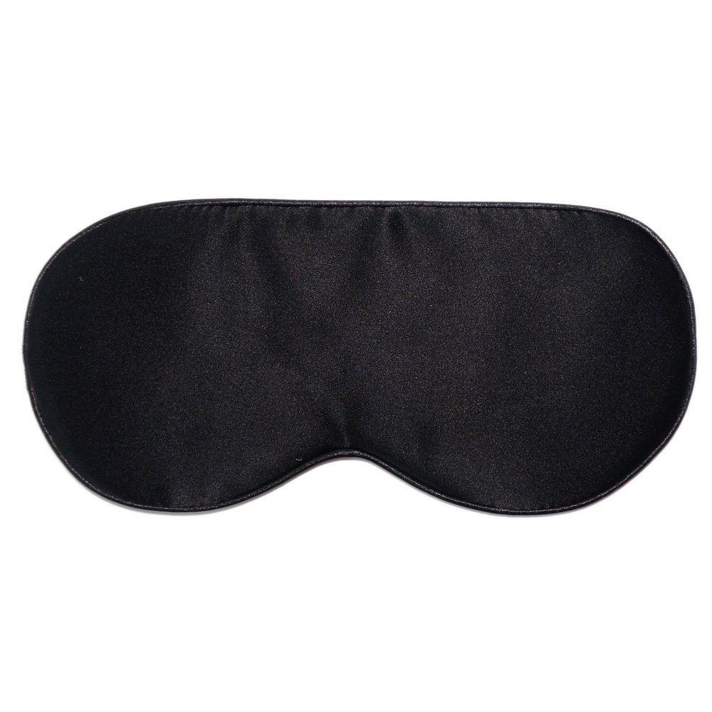 100% Silk Sleep Mask Super Smooth Eye Mask Lightweight & Comfortable Easy Adjustable Strap with Ear Plugs