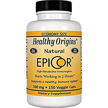 Healthy Origins EpiCor (Clinically Proven Immune Support) 500 mg, 1Pack (150 Vcap Each )