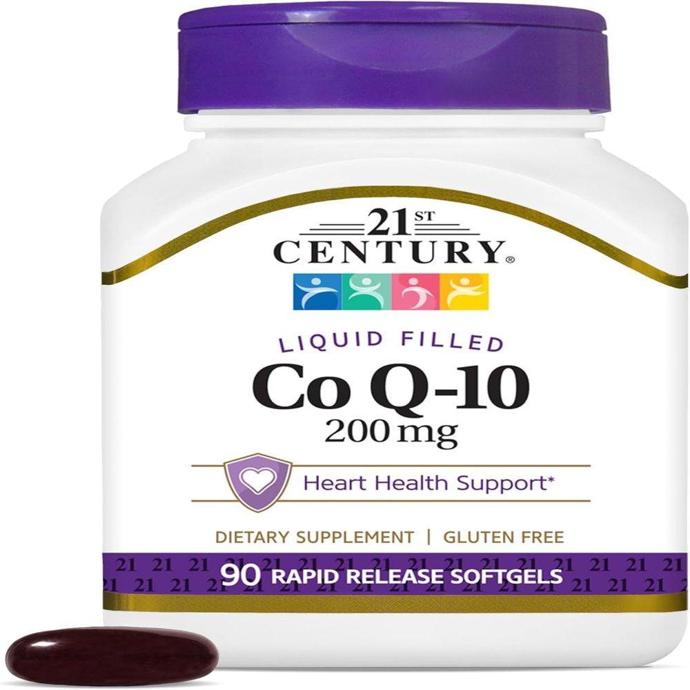 21st Century Co Q-10 200 mg Softgels Extra Strength - 90 ct, Pack of 2