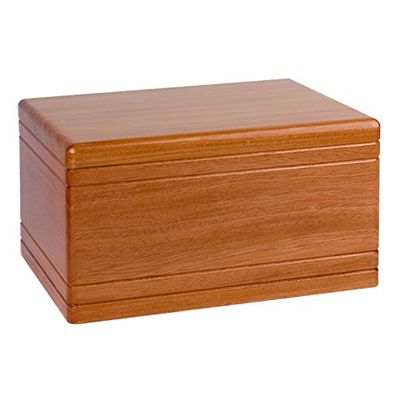 Wood Cremation Urn - Mahogany Boxwood Companion