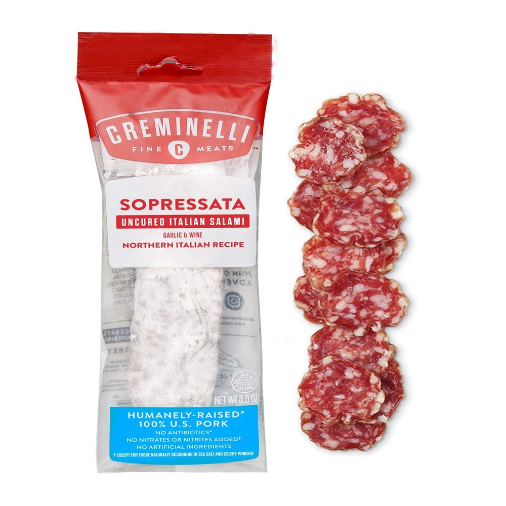 Creminelli - Italian Artisan Handcrafted Fine Meats, Sopressata, 5.5 Ounce