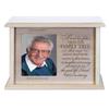 LifeSong Milestones Personalized Wooden Cremation Urn with Picture Frame for Loss of Loved One Holds 260 cu.in Human Ashes and 4"x5" Photo A Limb Has Fallen Engraved Funeral Keepsake view 1