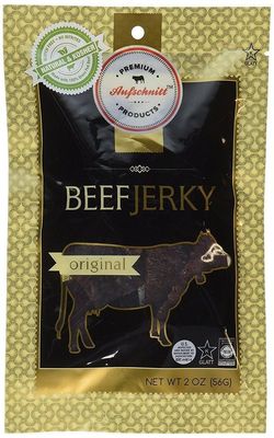 Aufschnitt Aufschnitt Meats Kosher Beef Jerky, Original, 2 Oz [6 Bags], 6 Count