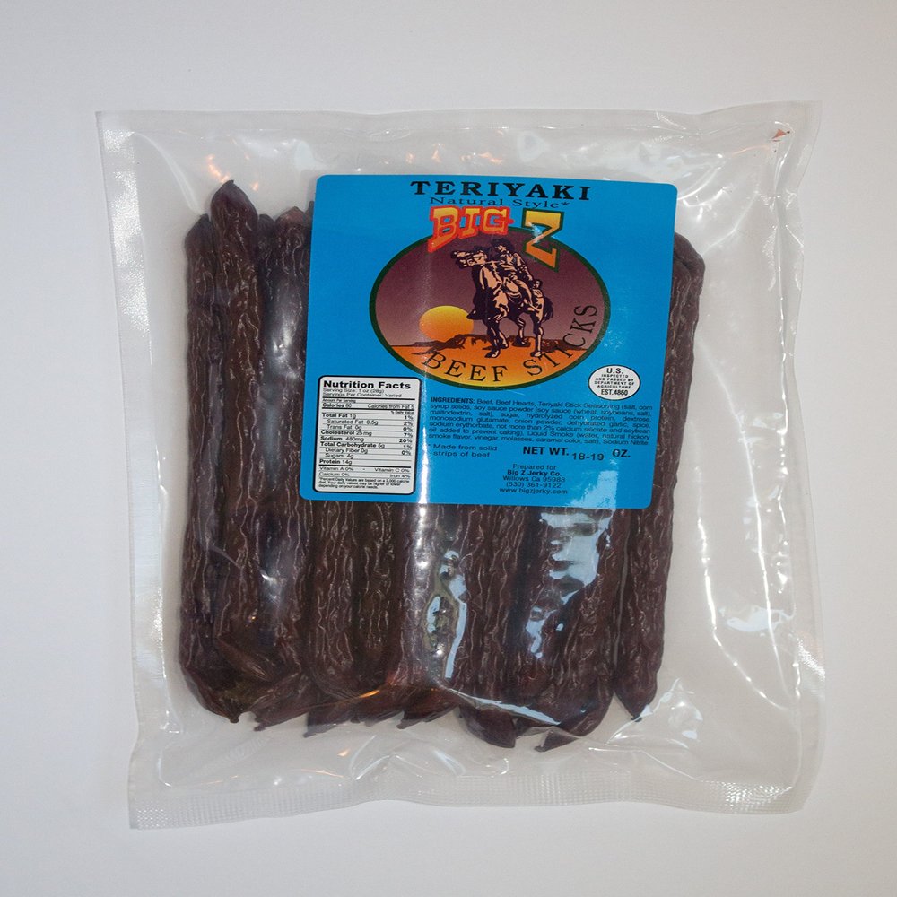 Big Z Jerky Teriyaki Beef Sticks