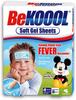 Be Koool: Kids 8 Hour Soft Gel Sheets w/Cooling Relief Fever Reducer, 4 Count (Pack of 5) view 1