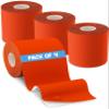 GrifGrips Athletic Sports Tape  Universal CGM Tape Protective Patches for CGM Sensor Cover - 3in x 16.4 Feet Roll (Orange, 4-Roll Pack) view 1