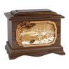Wood Cremation Urn - Walnut Lakeshore Ambassador view 1