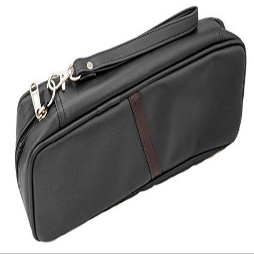 Churchwarden Black PVC Zippered Combo Pipe Products Pouch Carrying Case - 2201-L8