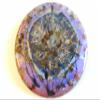 1 Purple Glow Large Charging Plate Crystal Orgone Generator Energy Accumulator 528Hz/7.83Hz/Advance Harmonics (7 3/4"W-196mm 1"H-25mm, B.Sun Silver Bronze R.Violet Indigo Blue Purple Glow Center) view 1