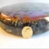 1 Purple Glow Large Charging Plate Crystal Orgone Generator Energy Accumulator 528Hz/7.83Hz/Advance Harmonics (7 3/4"W-196mm 1"H-25mm, B.Sun Silver Bronze R.Violet Indigo Blue Purple Glow Center) view 3