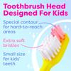 Secret for Longevity 4 Pack BPA Free Extra Soft Kids Childrens Toddler Girls Boys Child Toothbrush Set Easy Grip (3-8 Year Old) view 3