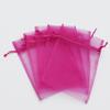 100 pcs 3x4" (8x10cm) Organza Bags Wedding Favor Bags Party Gift Bags Candy Bag Jewelry Pouch Drawstring Bag FB777 (Fuchsia - FB037) view 1