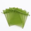 100 pcs 3x4" (8x10cm) Organza Bags Wedding Favor Bags Party Gift Bags Candy Bag Jewelry Pouch Drawstring Bag FB777 (Olivine - FB041) view 1