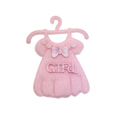 JenlyFavors Baby Shower Decoration Cotton Baby Dress Pink (12 pieces)