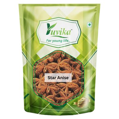 YUVIKA Star Anise - Illicium Verum - Badian Khatai (200 Grams)
