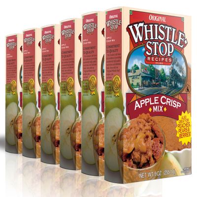 Original WhistleStop Cafe Recipes | Apple Crisp Batter Mix | 9 oz. | (6 Pack)