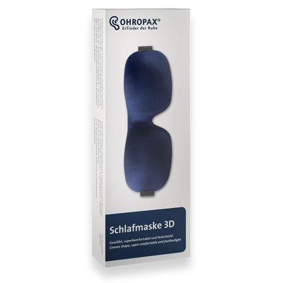 Ohropax Sleep Mask 3D Blue, Pack of 1