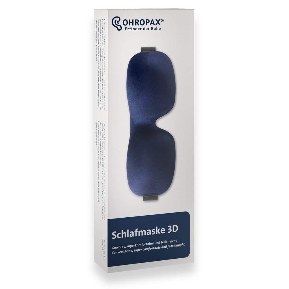 Ohropax Sleep Mask 3D Blue, Pack of 1