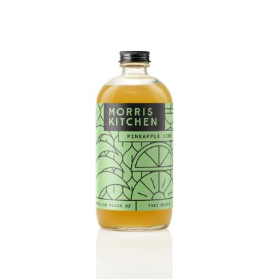 Morris Kitchen Pineapple Lime Tiki Cocktail Mixer 16 oz Single Bottle