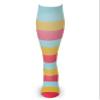 Compression Socks for Men and Women (1 Pair) 15-25% mmHg Moderately Graduated. Optimized for Athletic Sports; for Active Professions and Flight Travel (Large, Blue, Yellow, Red) view 4
