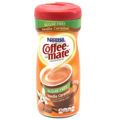 Powder Coffee Creamer, Sugar Free, Vanilla Caramel, 10.2 oz (289.1 g), Coffee Mate