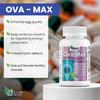 America Medic & Science OVA-Max Prenatal Vitamins for Women (120 Capsules) Boosts Fertility and Ovulation | Pregnancy Aid and Female Preconception Supplements with CoQ10, Folic Acid, and Myo-Inositol view 2